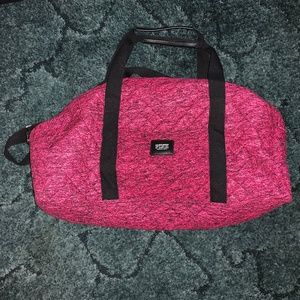 Pink travel bag